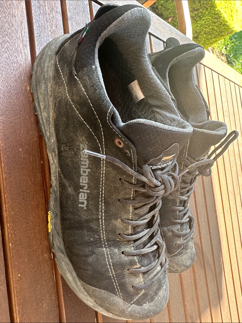 Men's Vibram Black Zamberlan Hiking Boots size 11